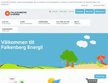 Tablet Screenshot of falkenberg-energi.se